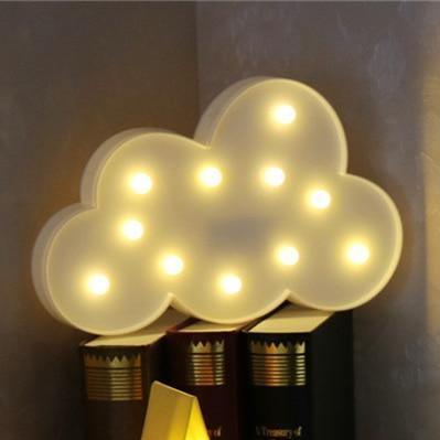 Sky Kids LED Night Light - Cloud Moon Star Design - Nagatta