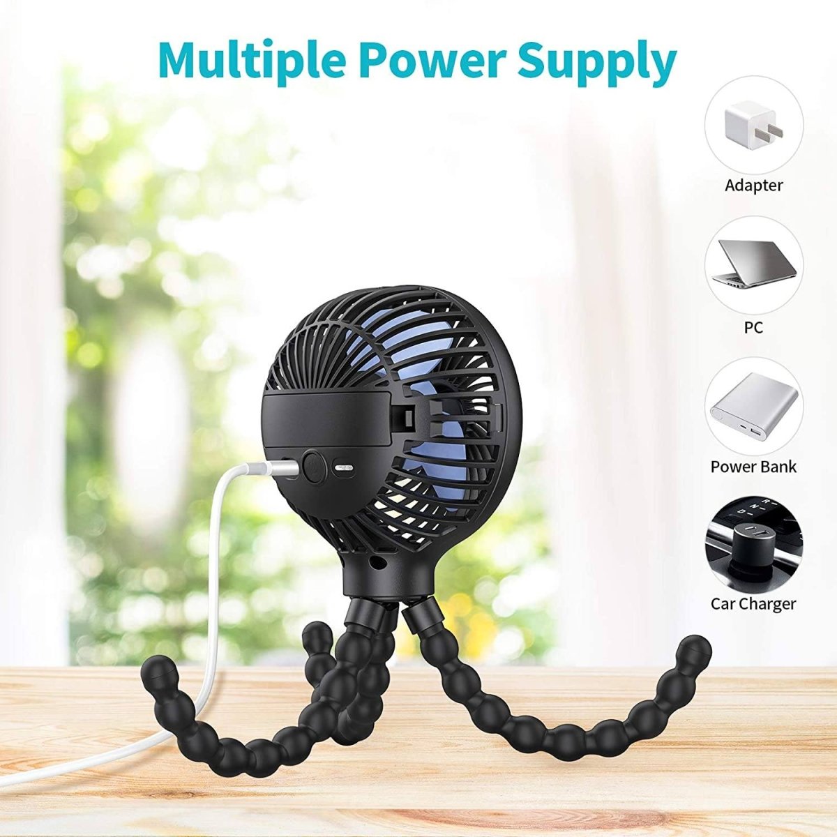 Smart Stroller Mini Fan 3 Speed - Nagatta