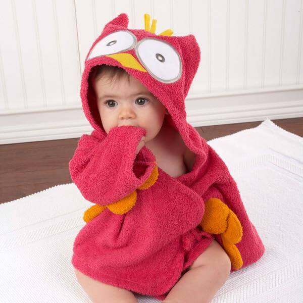 Soft Hooded Animal Baby Bathrobe Towels for Cozy Comfort - Nagatta