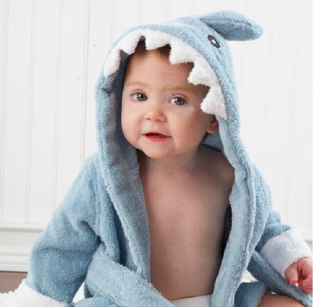 Soft Hooded Animal Baby Bathrobe Towels for Cozy Comfort - Nagatta