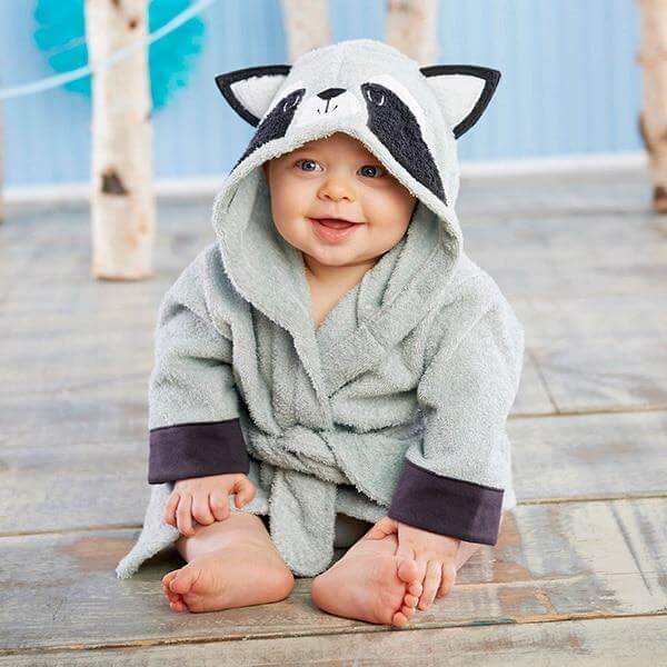 Soft Hooded Animal Baby Bathrobe Towels for Cozy Comfort - Nagatta