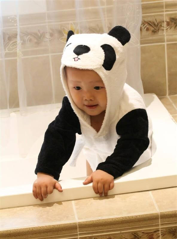 Soft Hooded Animal Baby Bathrobe Towels for Cozy Comfort - Nagatta