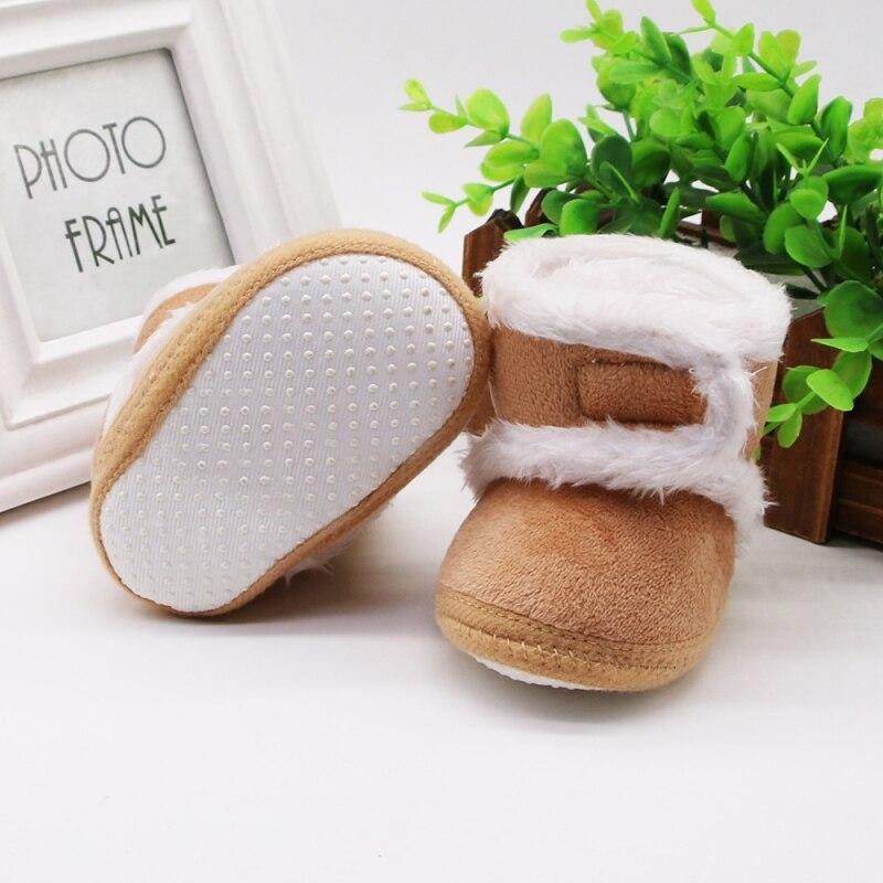 Soft Sole Fur Snow Booties for Newborns and Toddlers - Nagatta