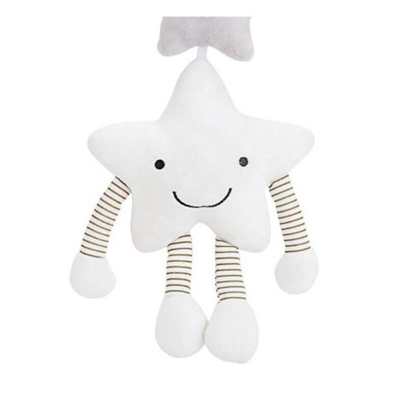 Stroller Baby Toy Hanging Star Soft Plush Musical Rattle - Nagatta