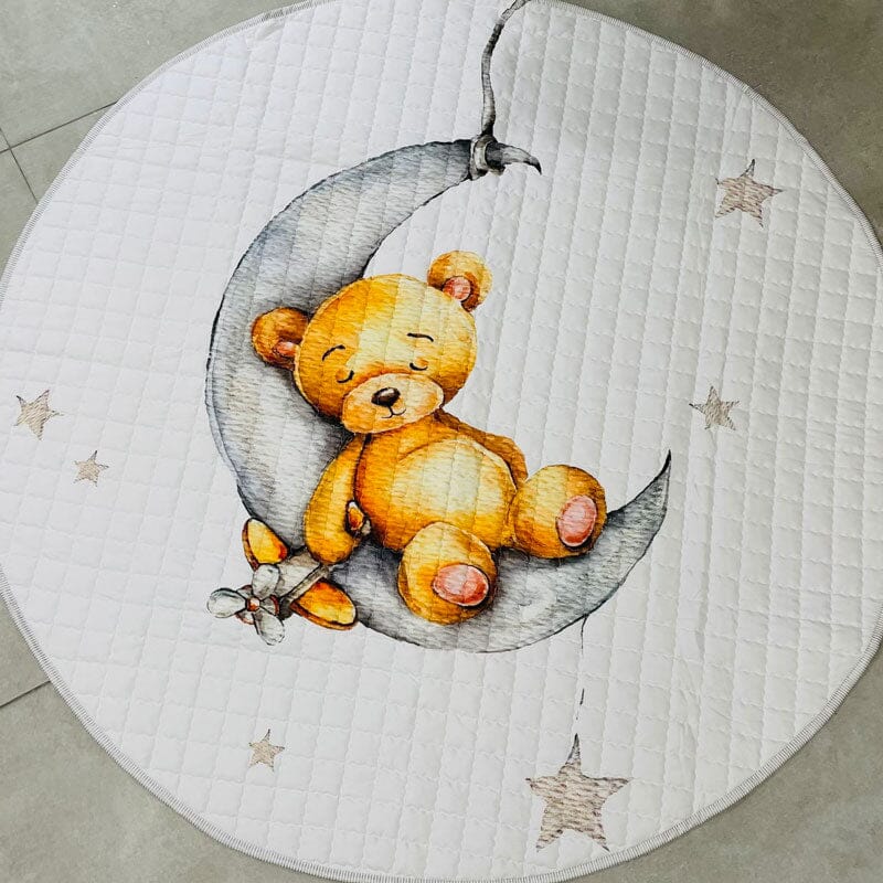 Teddy Baby Play Mat - Soft Cotton Anti-Slip Design 150cm - Nagatta