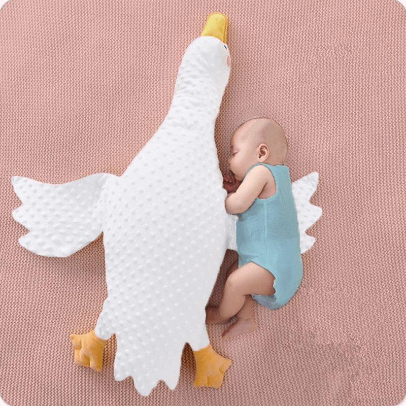 White Goose Stuffed Baby Pillow for Comfort and Fun - Nagatta