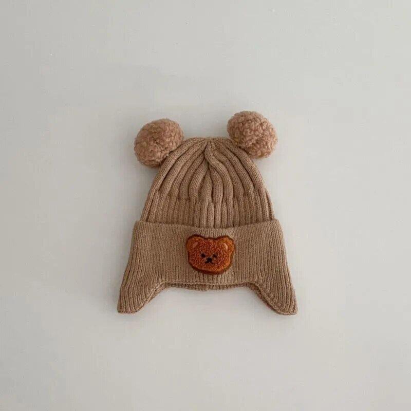 Adorable Winter Baby Beanie with Cute Bear Ears - Nagatta