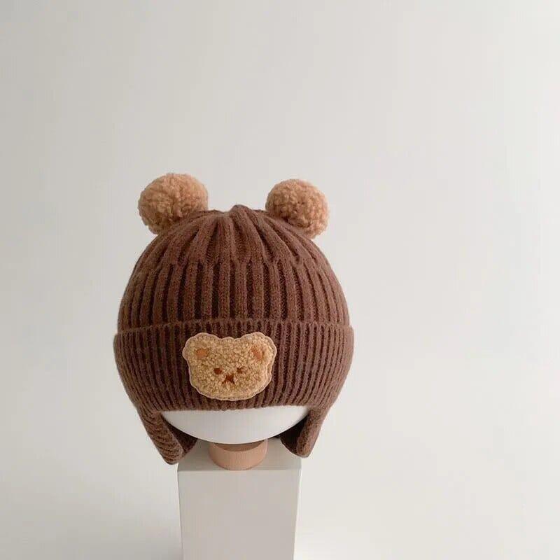 Adorable Winter Baby Beanie with Cute Bear Ears - Nagatta