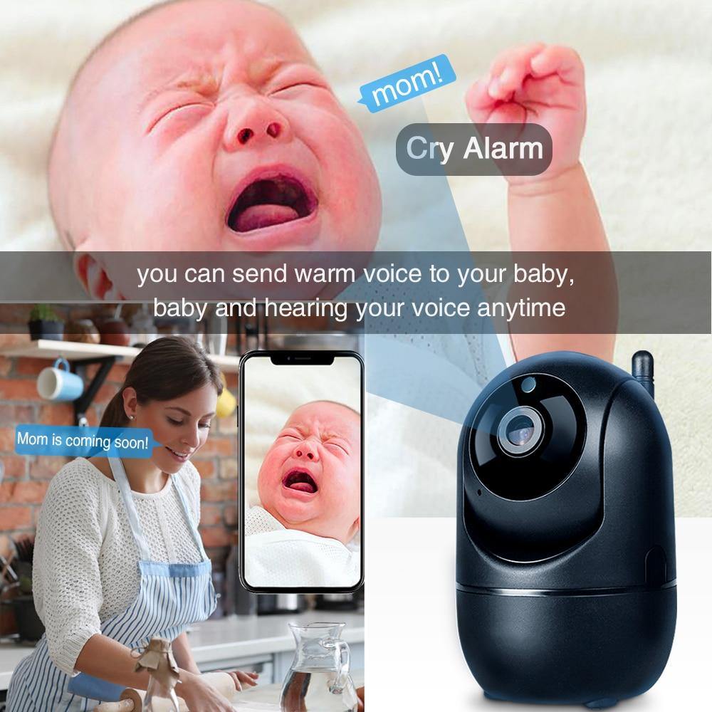 Wireless Smart WiFi Baby Monitor Security Camera Compact - Nagatta