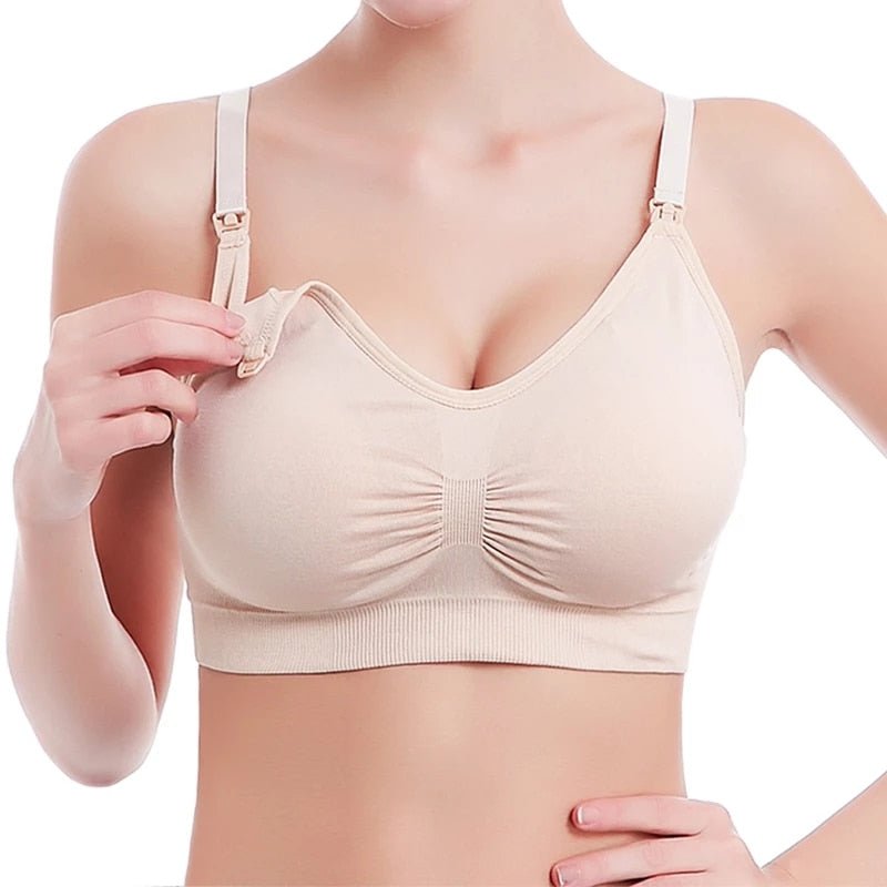 Women Breastfeeding Nursing Bra Comfortable Wire-Free Design - Nagatta